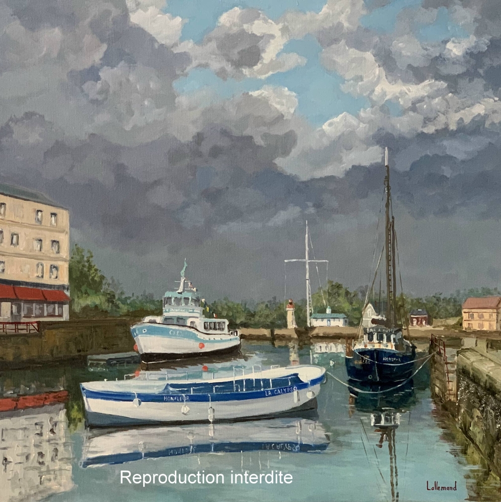 ∞ ART HONFLEUR, ARTISTE HONFLEUR, Atelier de l'artiste peintre Daniel