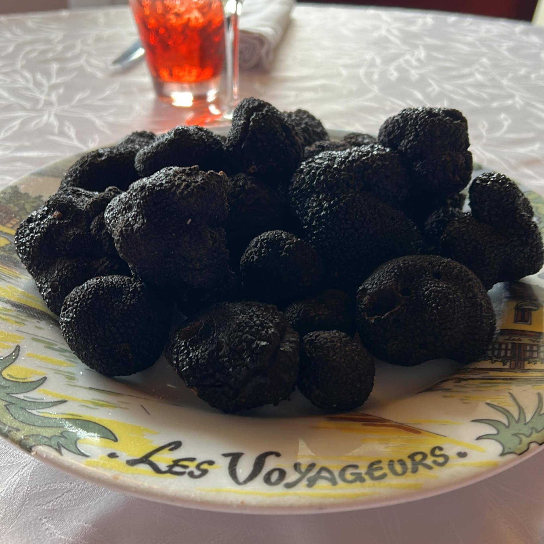Truffe noire du Périgord restaurant les Voyageurs