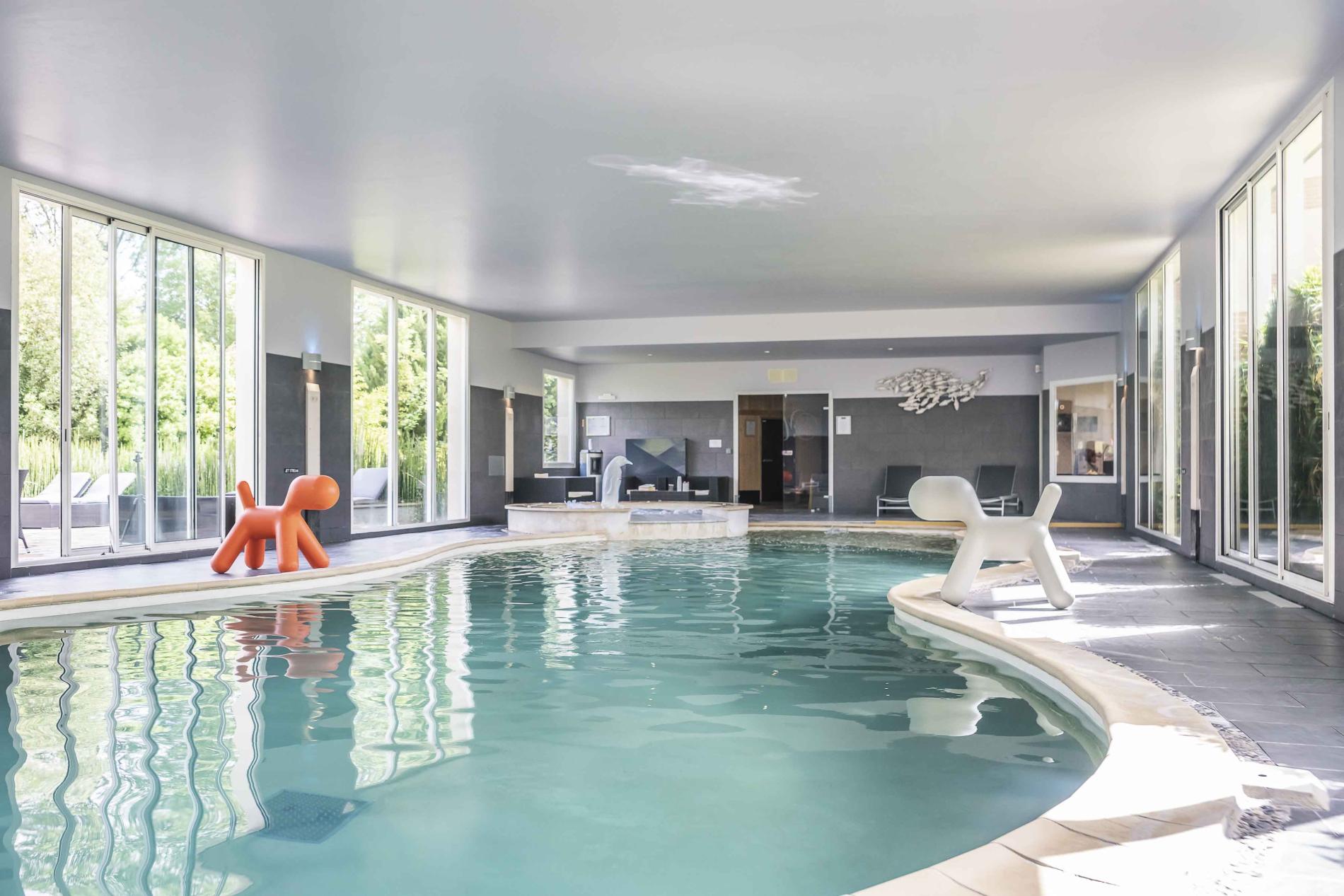 Spa avec piscine chauffée à Deauville