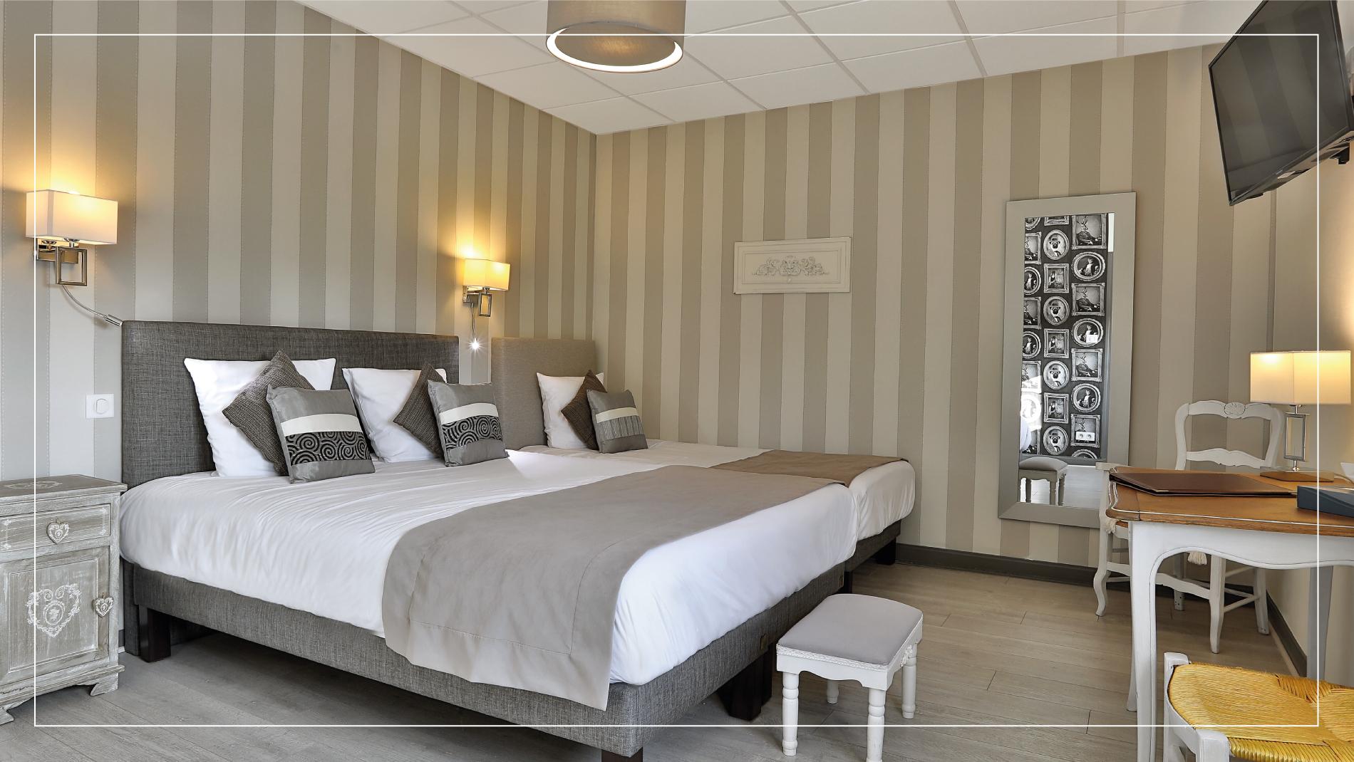 chambre Logis hotel les Voyageurs Dordogne Perigord