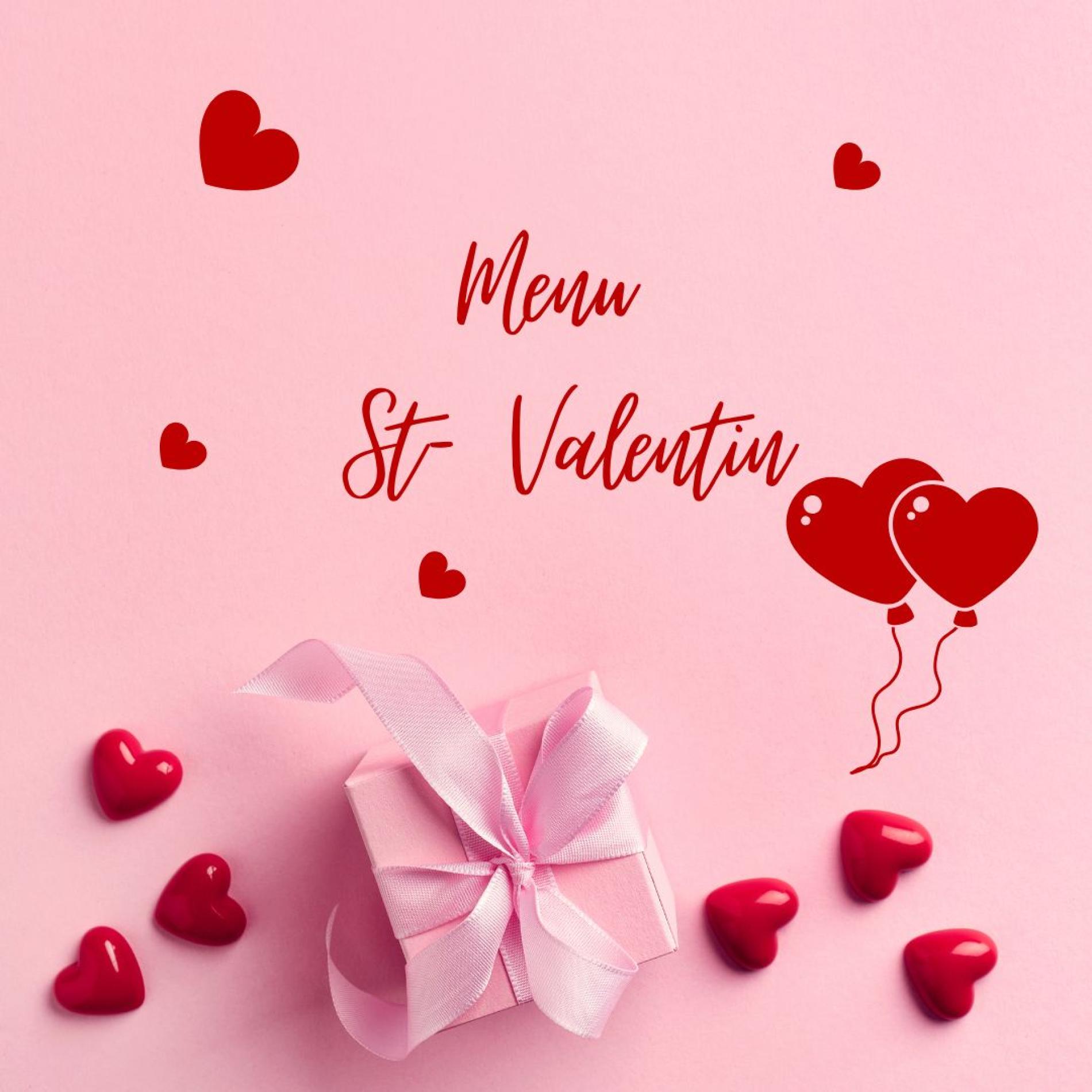 MENU DE LA SAINT VALENTIN
