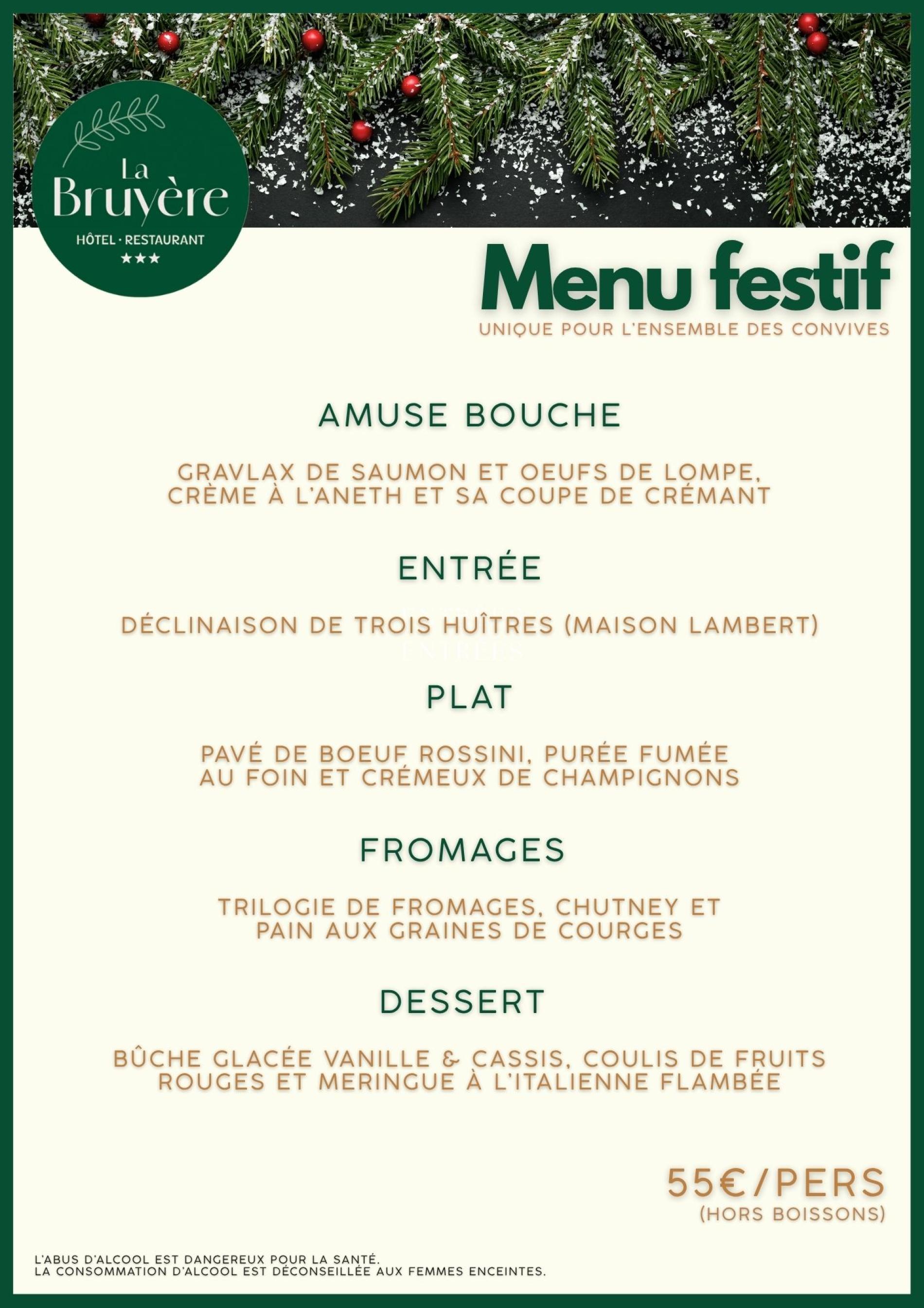 Menu festif