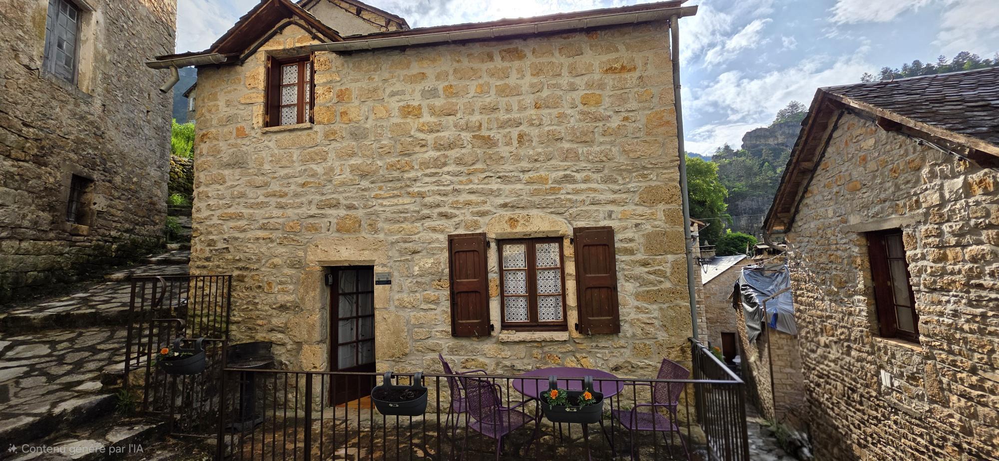 Near the <br>hotel Auberge de la Cascade